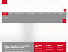 Tablet Screenshot of figaro-express.de